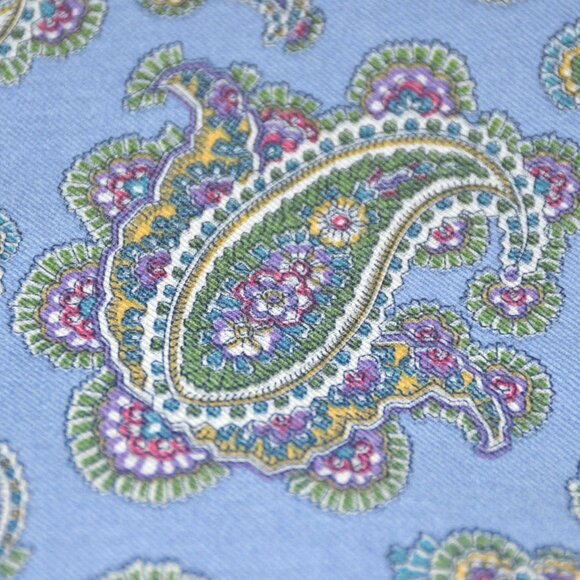 RALPH LAUREN Studio Paisley Oceanside Blue Duvet Cover 100% Cotton TWIN 2 AVAIL - Picture 5 of 7